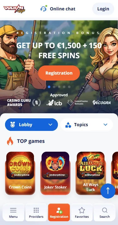 Vulkan Casino Online